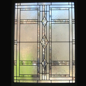 stained glass window privacy beveled bathroom     