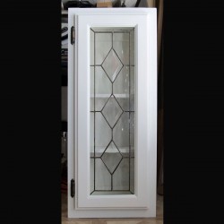 stained glass kitchencabinet bathroom cabinet insert bevels clear