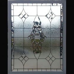 beveled window stained glass  